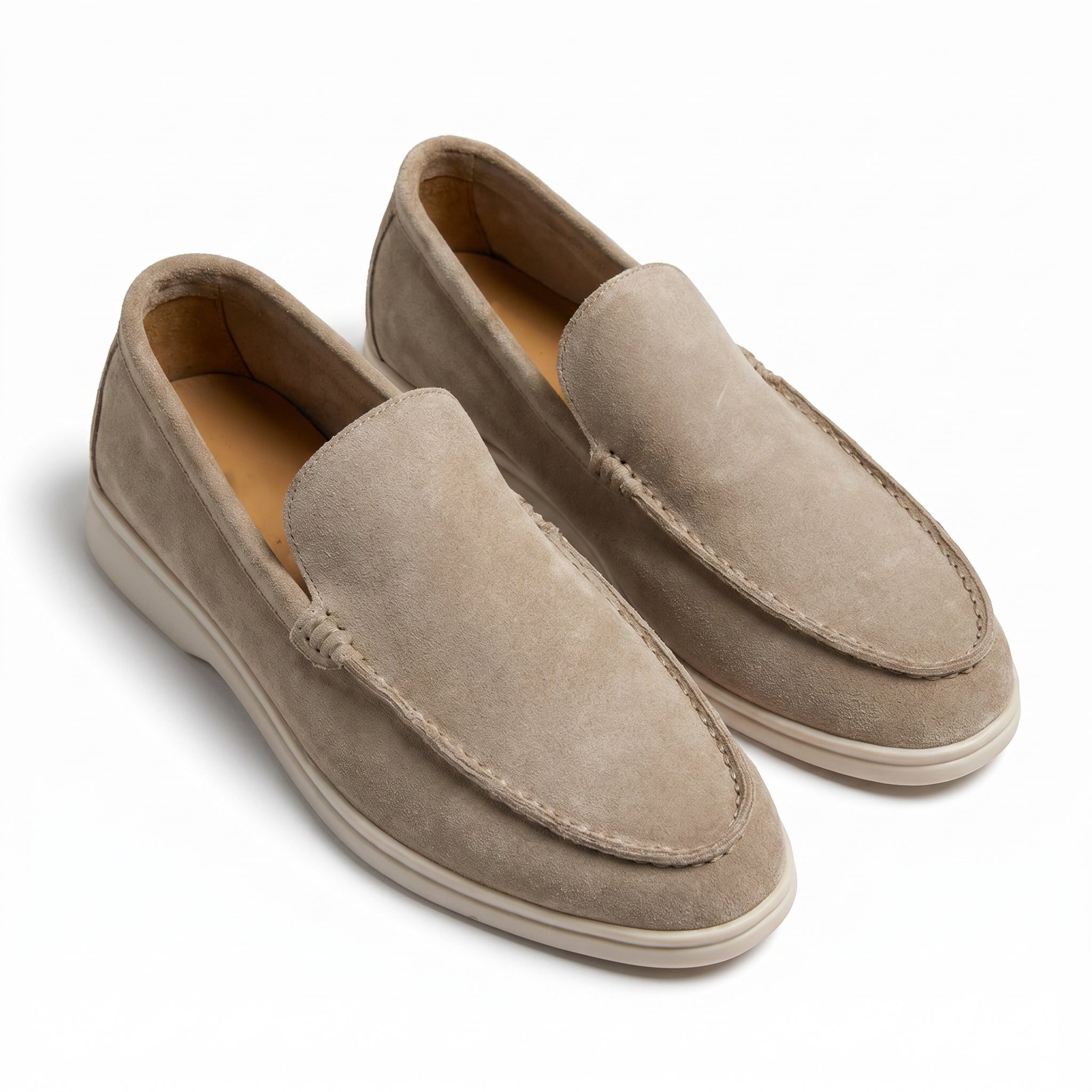 Enzo™ | Mocasines de ante con suela híbrida