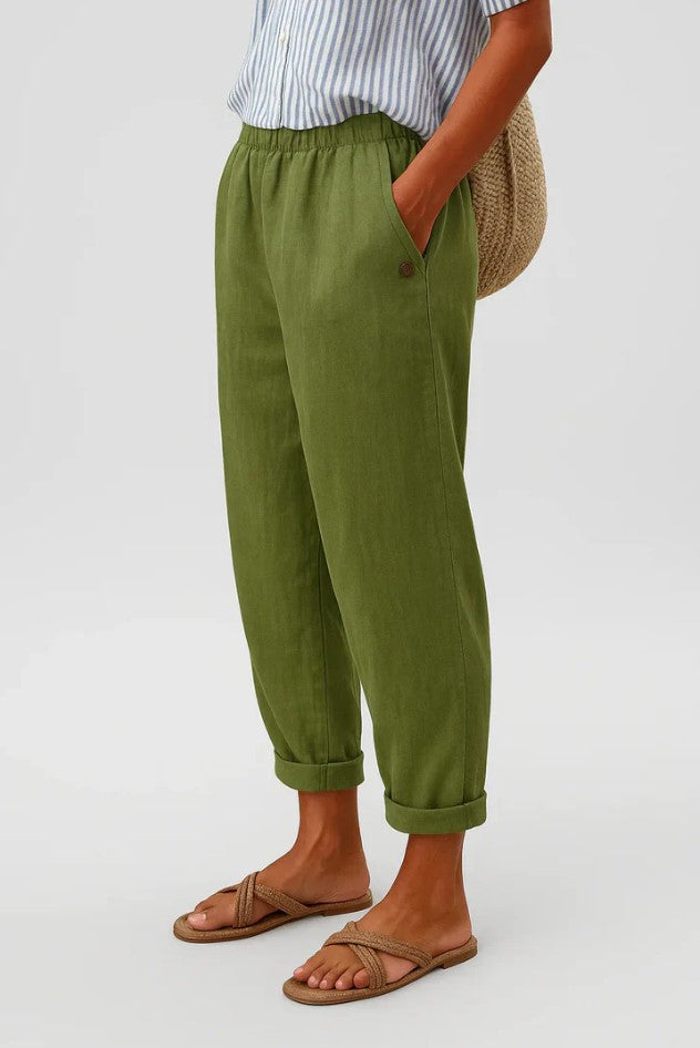 Romina | Pantalones Atemporales de Lino y Algodón