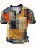 Rodrigo | Camisa patchwork de manga corta