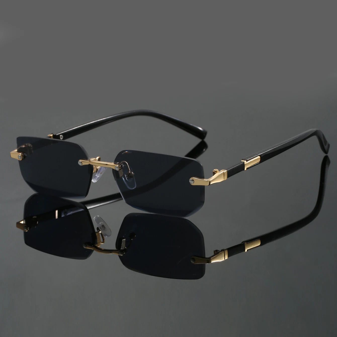 Nexis Cut Edge Rimless Sunglasses