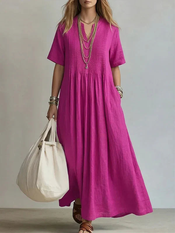 Simone™ | Elegante vestido plisado