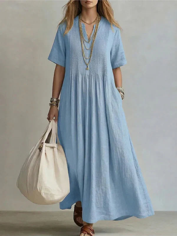 Simone™ | Elegante vestido plisado