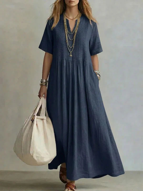 Simone™ | Elegante vestido plisado