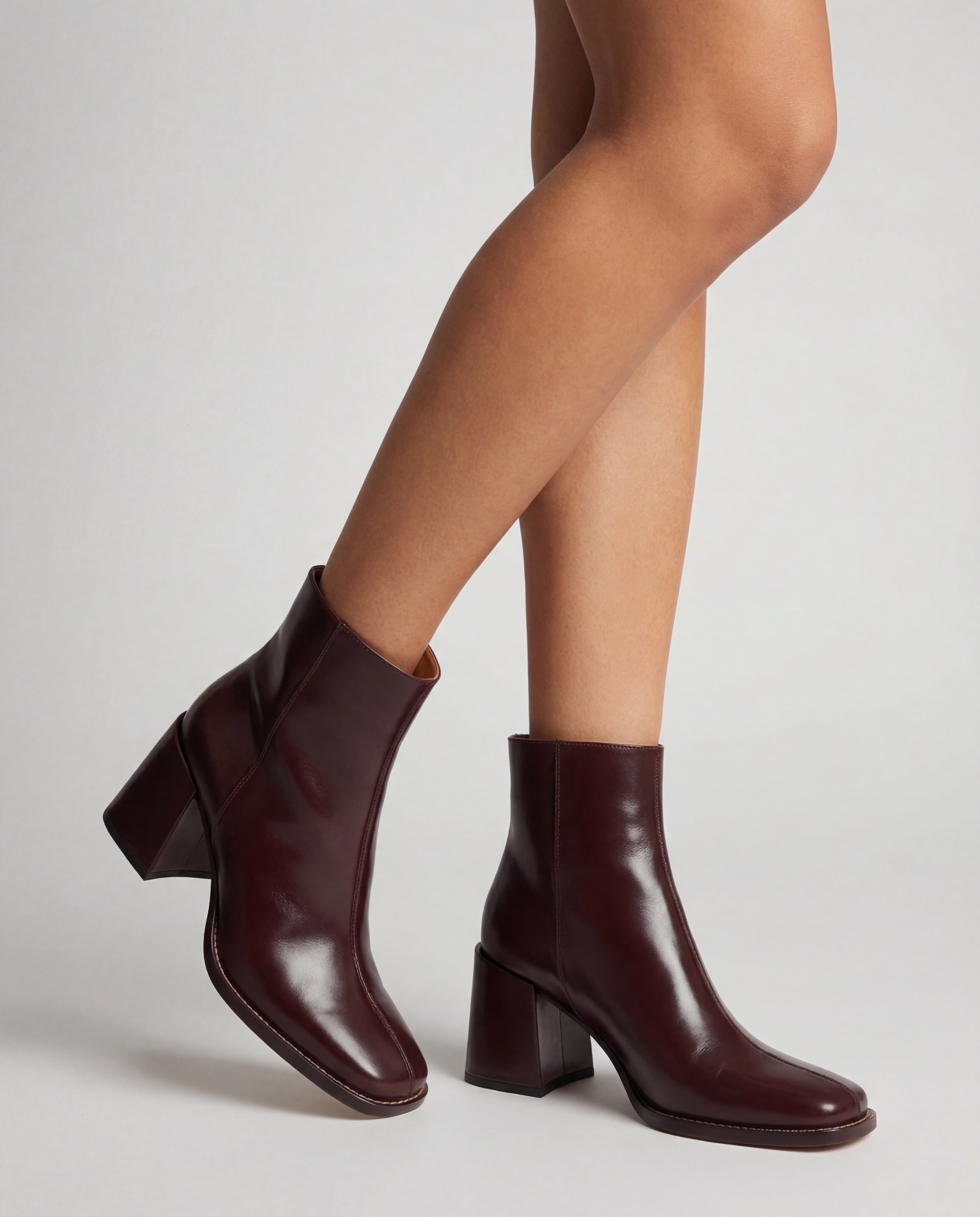 Claudia - Botines de Lujo con Tacón Medio