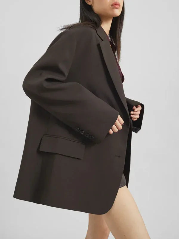Sofía | Blazer cruzado extragrande "Poder de la Tierra"