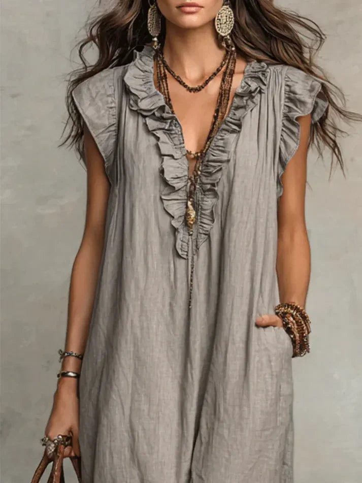 Esperanza | Vestido Largo Bohemio Fluido