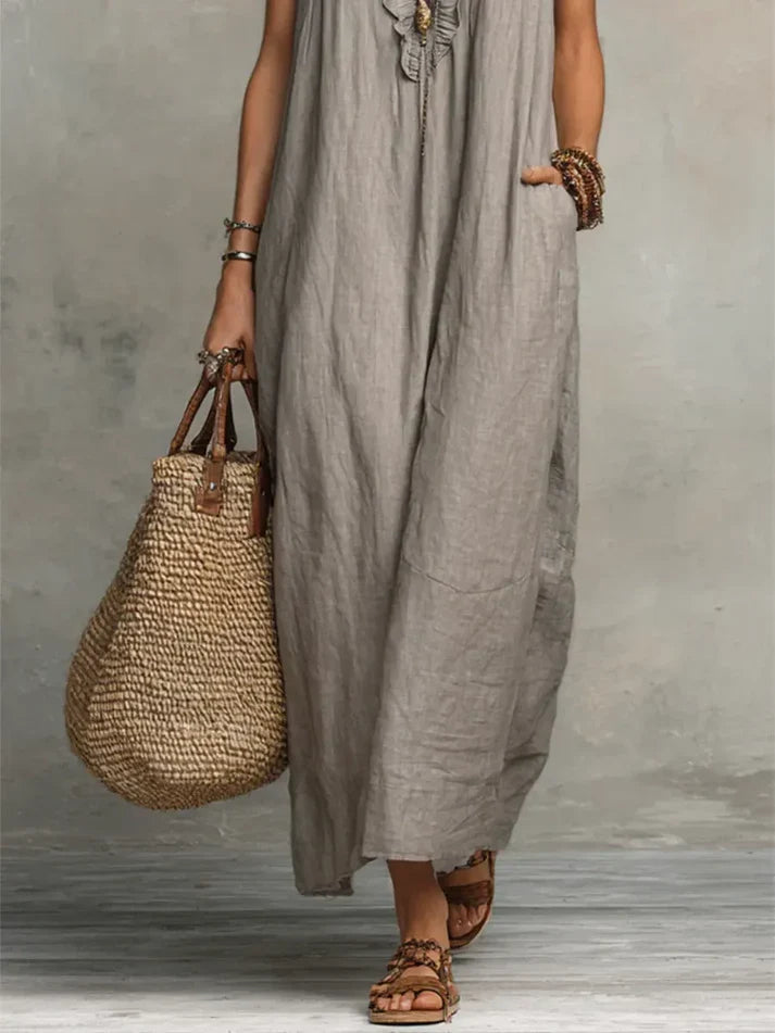 Esperanza | Vestido Largo Bohemio Fluido
