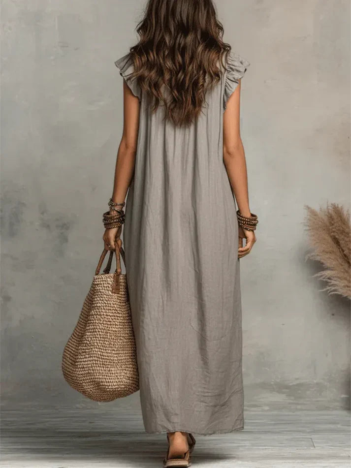 Esperanza | Vestido Largo Bohemio Fluido
