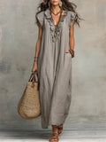 Esperanza | Vestido Largo Bohemio Fluido